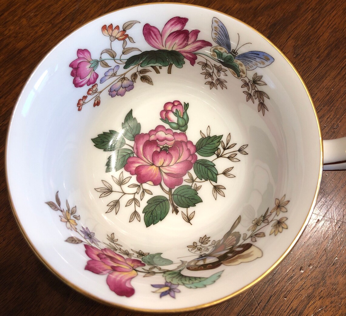 Wedgwood Charnwood Cup and Saucer Set English Country Etsy