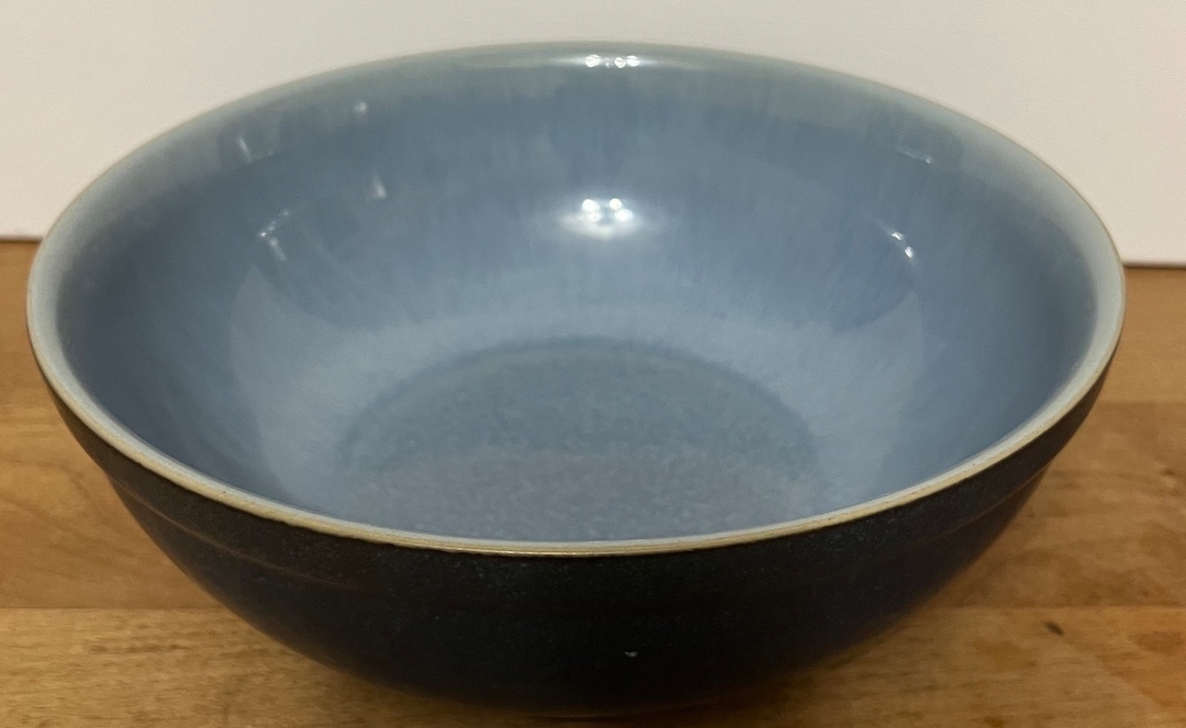 Blue Jetty by Denby 9 Pasta Serving Bowl, Oven Safe, Microwave Safe