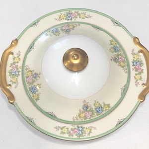 Vintage Made in Japan Covered Serving Dish, Vintage China, Antique Serving Dish