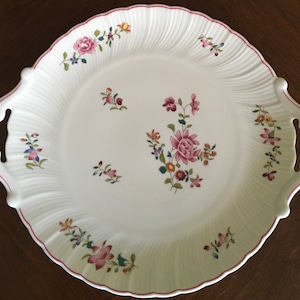 Limoges France Vintage Plate, Cake Plate, Bernardaud Limoges France, pattern Lowersoft, 12&quot;