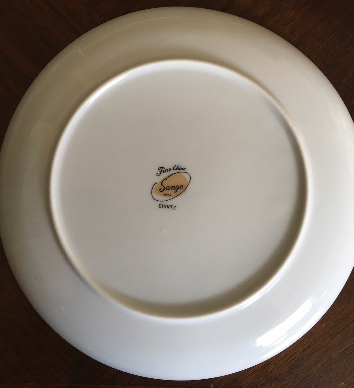 Sango Fine China Japan 7.5 Plate White Dishes With Etsy