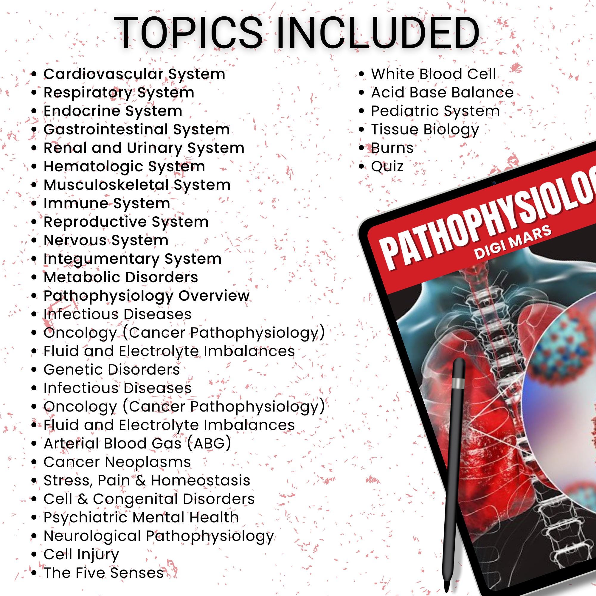 Nursing Pathophysiology Notes.pdf Pathophysiology Study Bundle: Medical Nursing Notes (hyperlinked PDF ...