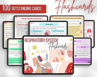 Respiratory System Flashcards: Med Surg Nursing Study (PDF File)