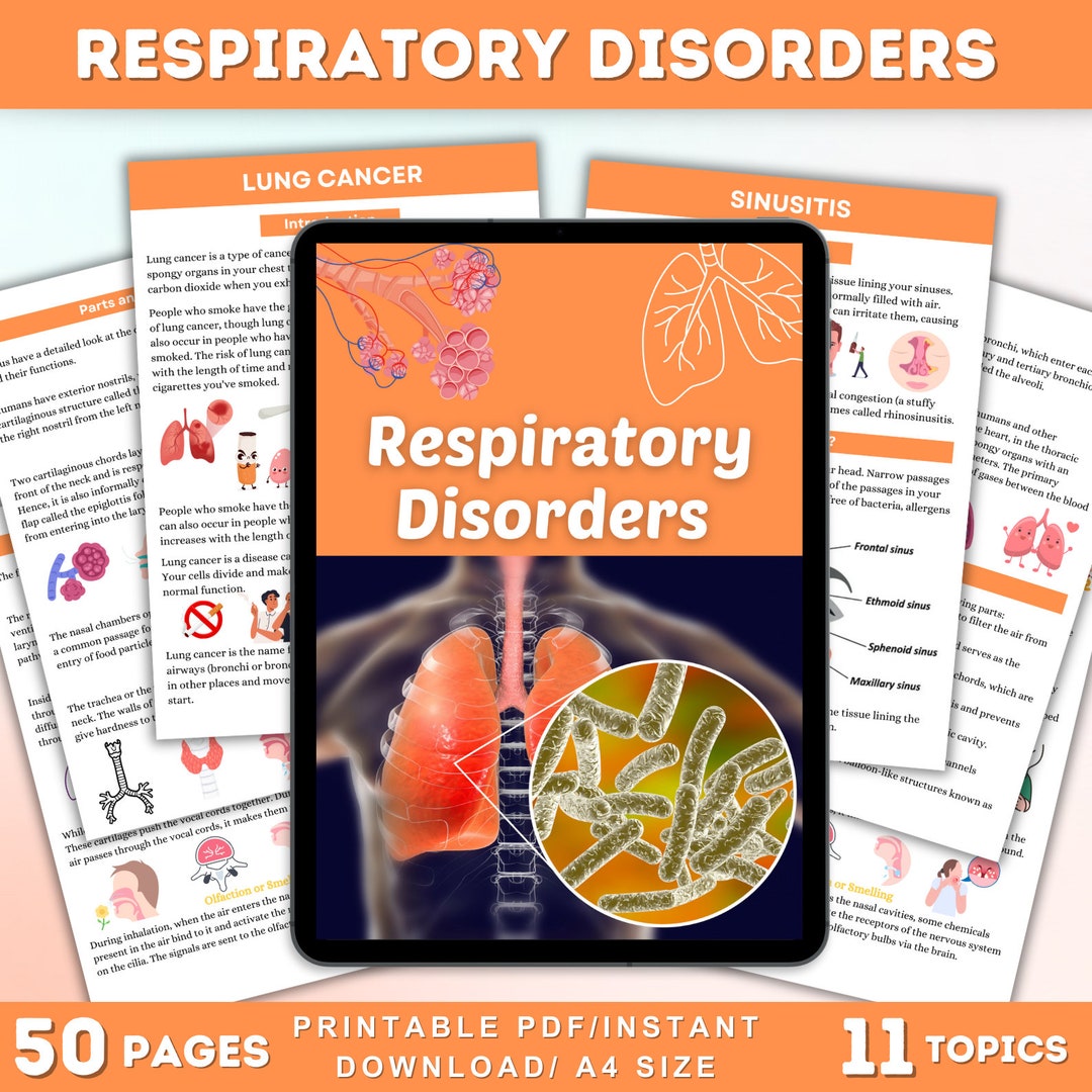 Respiratory System Bundle Med Surg Nursing Study Instant Download
