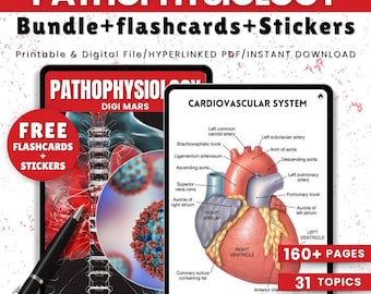 Pathophysiology Study Bundle: Medical Nursing Notes (Hyperlinked PDF)