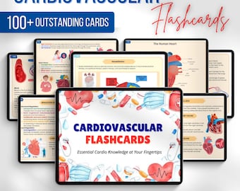 Cardiovascular Flashcards: Nursing School Cardiac Study (PDF Download)