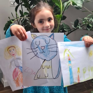 dibujo hecho a mano / dibujo de niños / descarga digital / diseño de sublimación de taza de café / dibujo minimalista / arte de pared