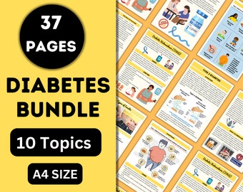 Diabetes Nursing Study Guide: 35+ Pages, 2024 Edition (Digital Download)