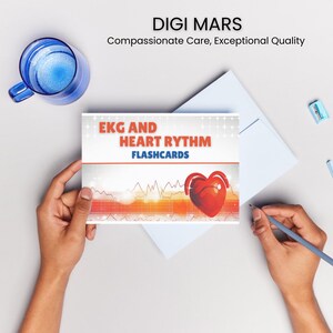 EKG Heart Rhythm Flashcards: Medical Nursing Study Guide (digital ...