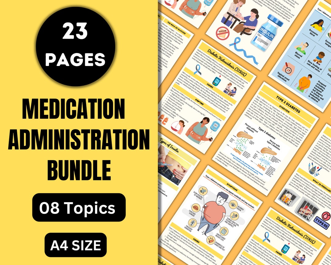 Medication Administration Study Guide 23 Pages Nursing Notes Digital ...