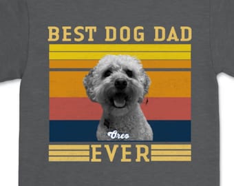 Personalized Dog Dad T-Shirt: Custom Photo Gift