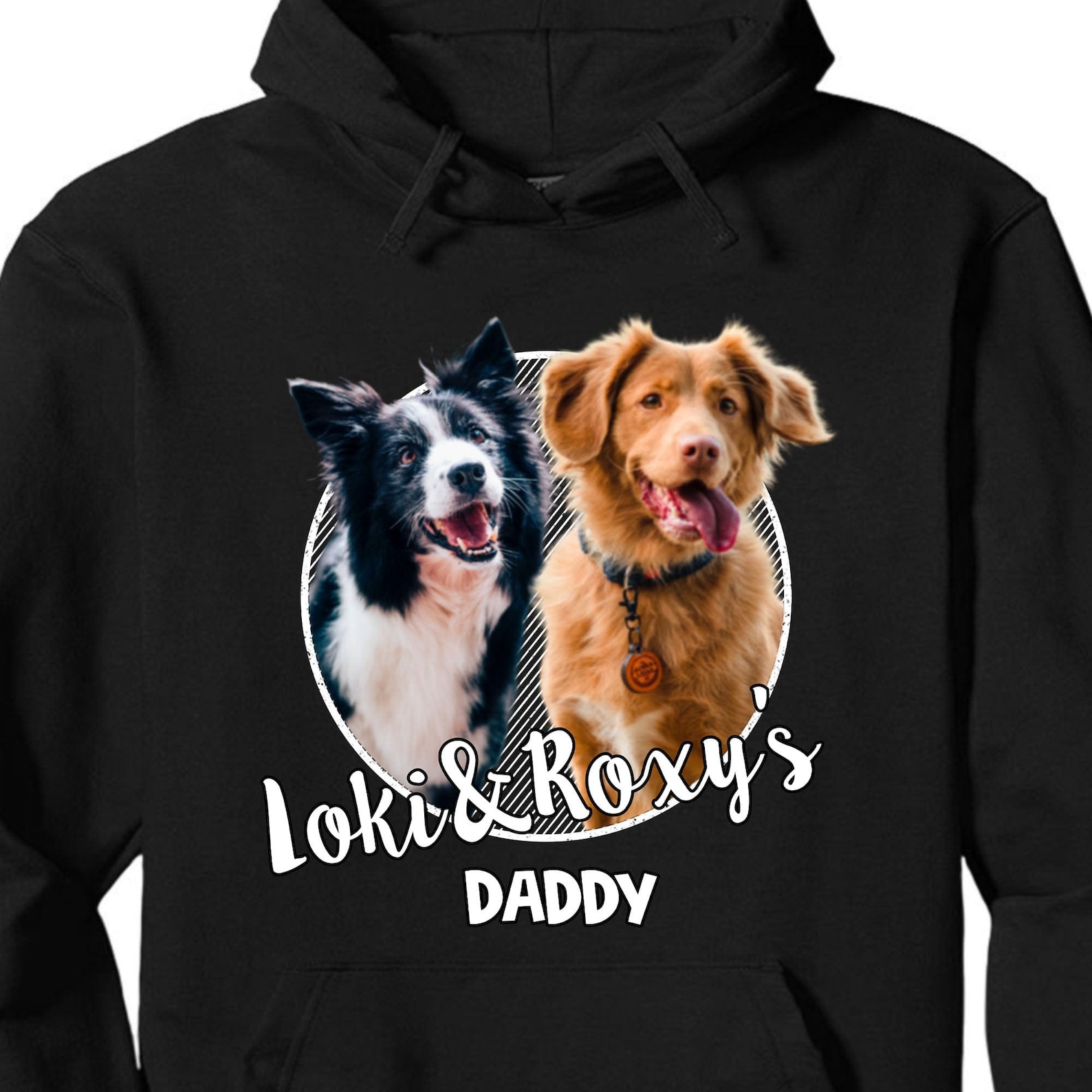 Personalized Dog Shirts for Humans Custom Photo Dog Shirt Dark Etsy