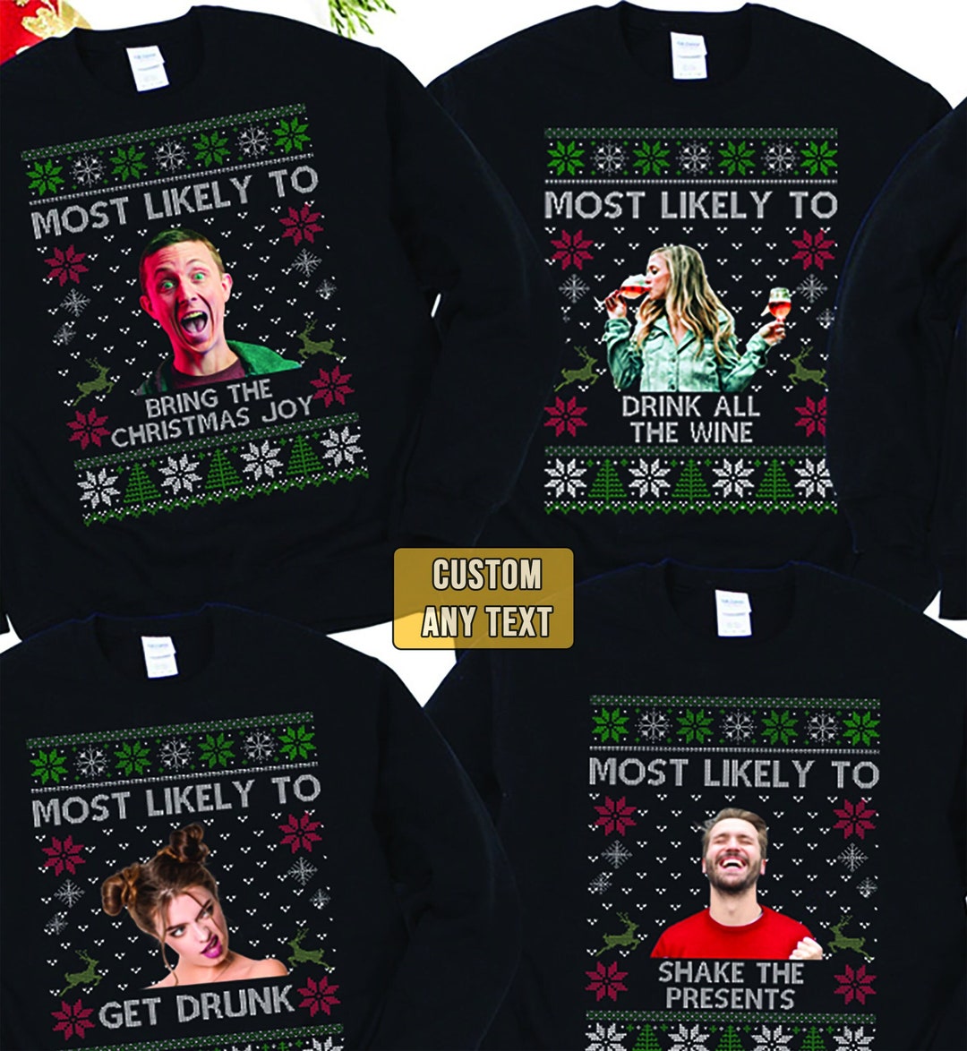 Personalized Most Likely Christmas Matching Family Pajamas Cotton