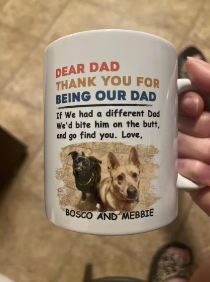 Bite Him On The Butt, Personalized Accent Mug, Gift For Dog Lovers -  PersonalFury