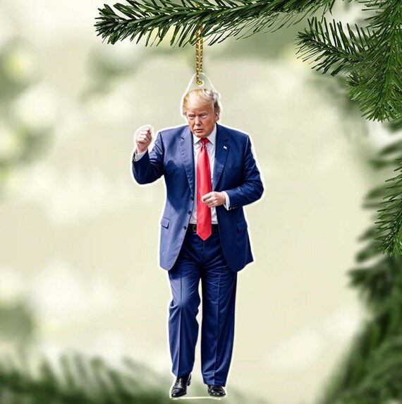 Trump Ornament Trump Rizz The Season 2025 - Funny Christmas Ornament ...