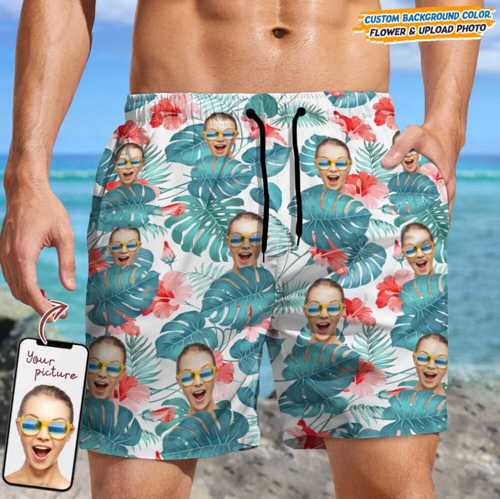 Discover Personalisierte Gesicht Hawaiian Short