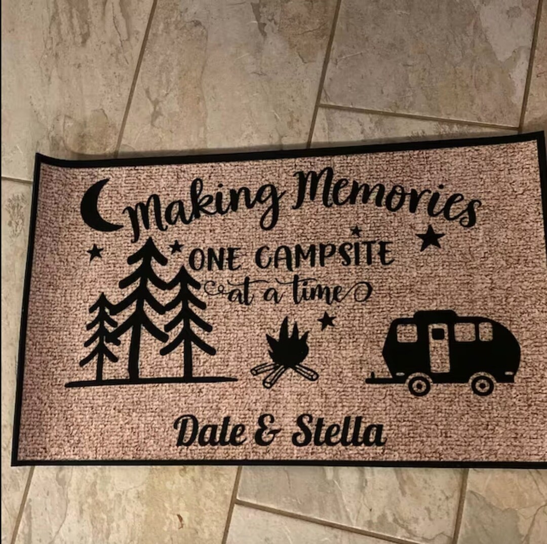Personalized Doormats RV Camping Gift Etsy