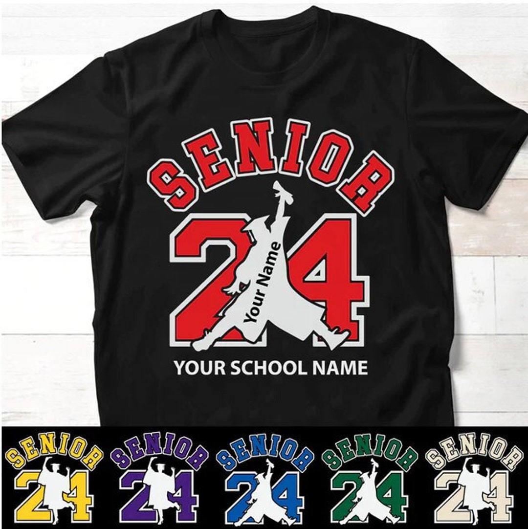 Senior 2024 Personalized Custom Graduation Shirt - Etsy