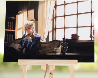 Genshin Impact - Neuvillette Art Print