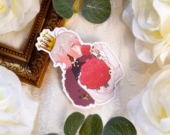 Hanako "Little Prince" Original Anime Manga Rose Gold Foil Stamping Sticker