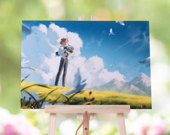 Genshin Impact - Albedo Nightwind Horn Art Print