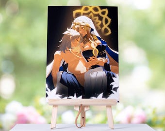 Genshin Impact - Mother, Gold, Rhinedottir, Albedo Pietà Art Print