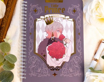Hanako "Little Prince" Original Anime Manga Rose Gold Foil Stamping Spiral Notebook (DIN A5)