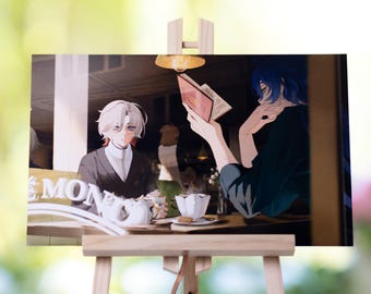 Genshin Impact - Illuga, Flins Cafe Art Print