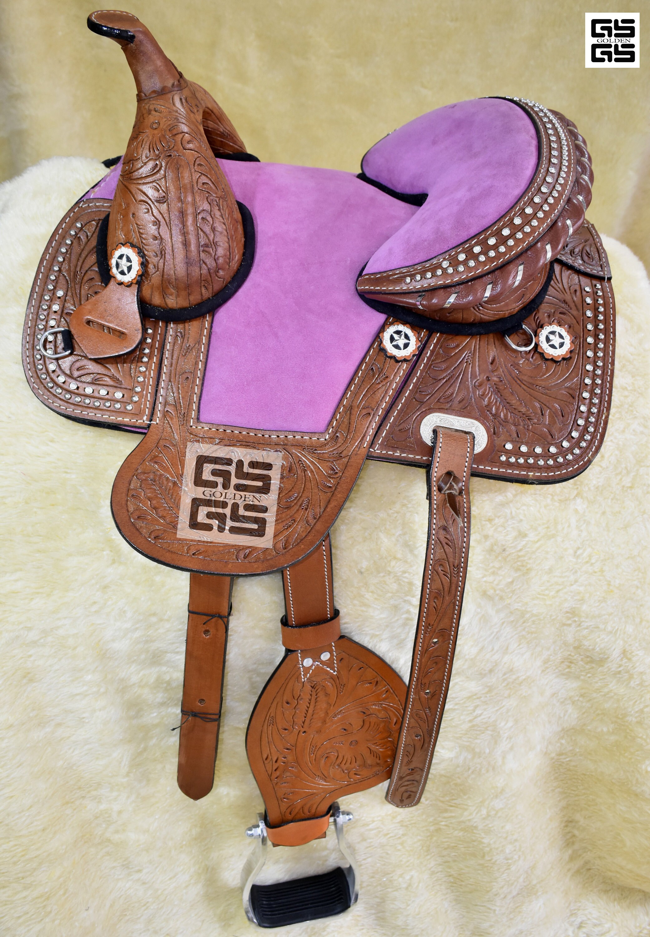 New Western Treeless Pleasure Trail Show Horse Saddle Tack