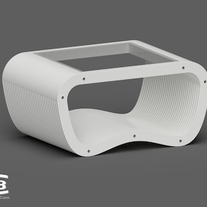 Coffee table - 3D model for manufacture on a CNC machine