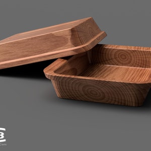 Wooden bowl - 3D model for manufacture on a CNC machine