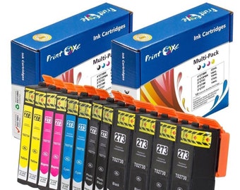 T273 xl reman 12 inktcartridges 273 (2 sets + 2 zwart) voor Epson XP 520 600 610 620 700 800 820 printers