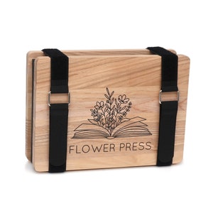 DICHA Flower Press Book-Plant and Leaf Press-Beginners Flower Press Kit Professional -6"X9" Flower Pressing Kit for Adults