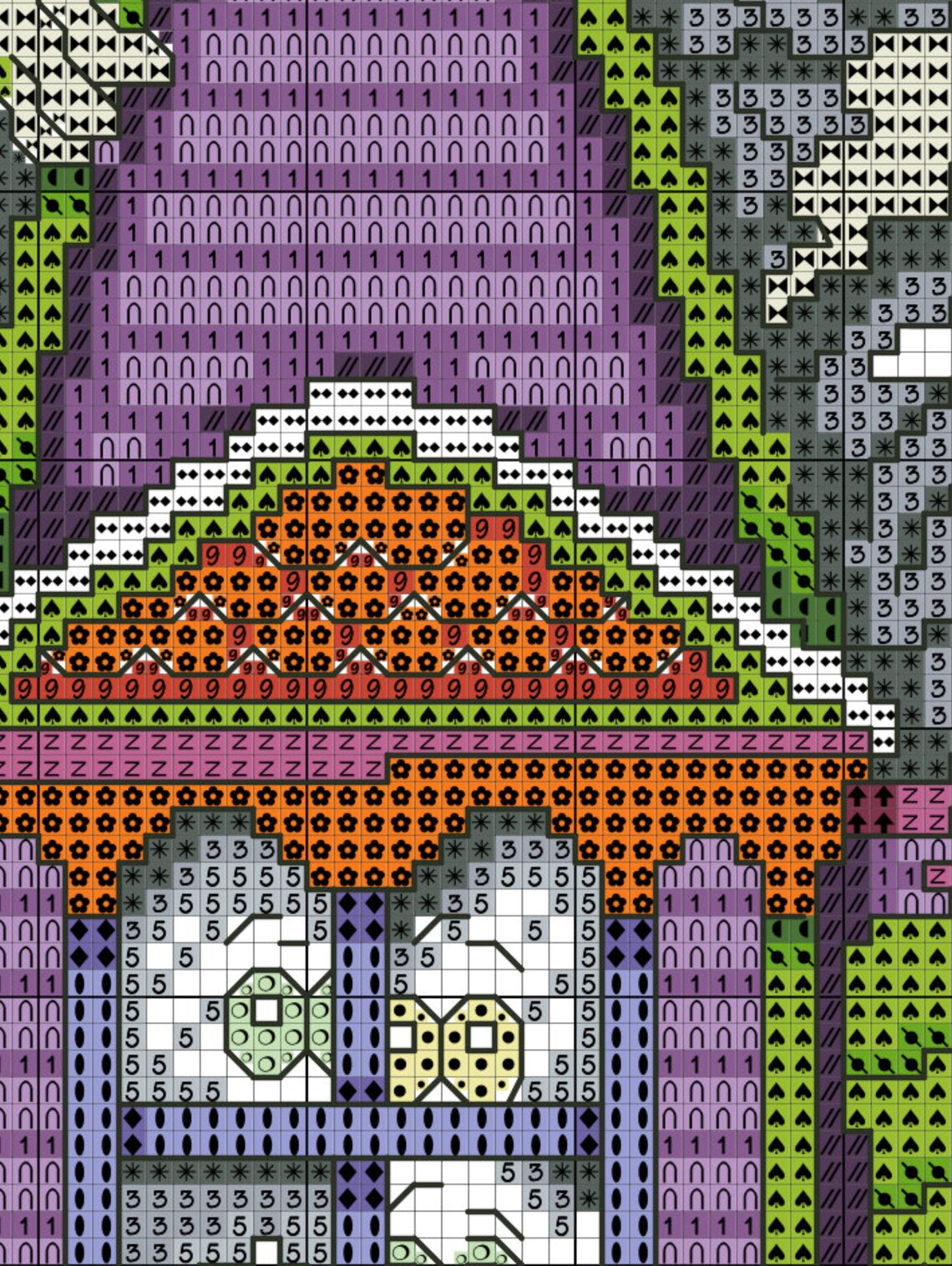 Haunted House Cross Stitch Pattern PDF Halloween Cross Stitch - Etsy