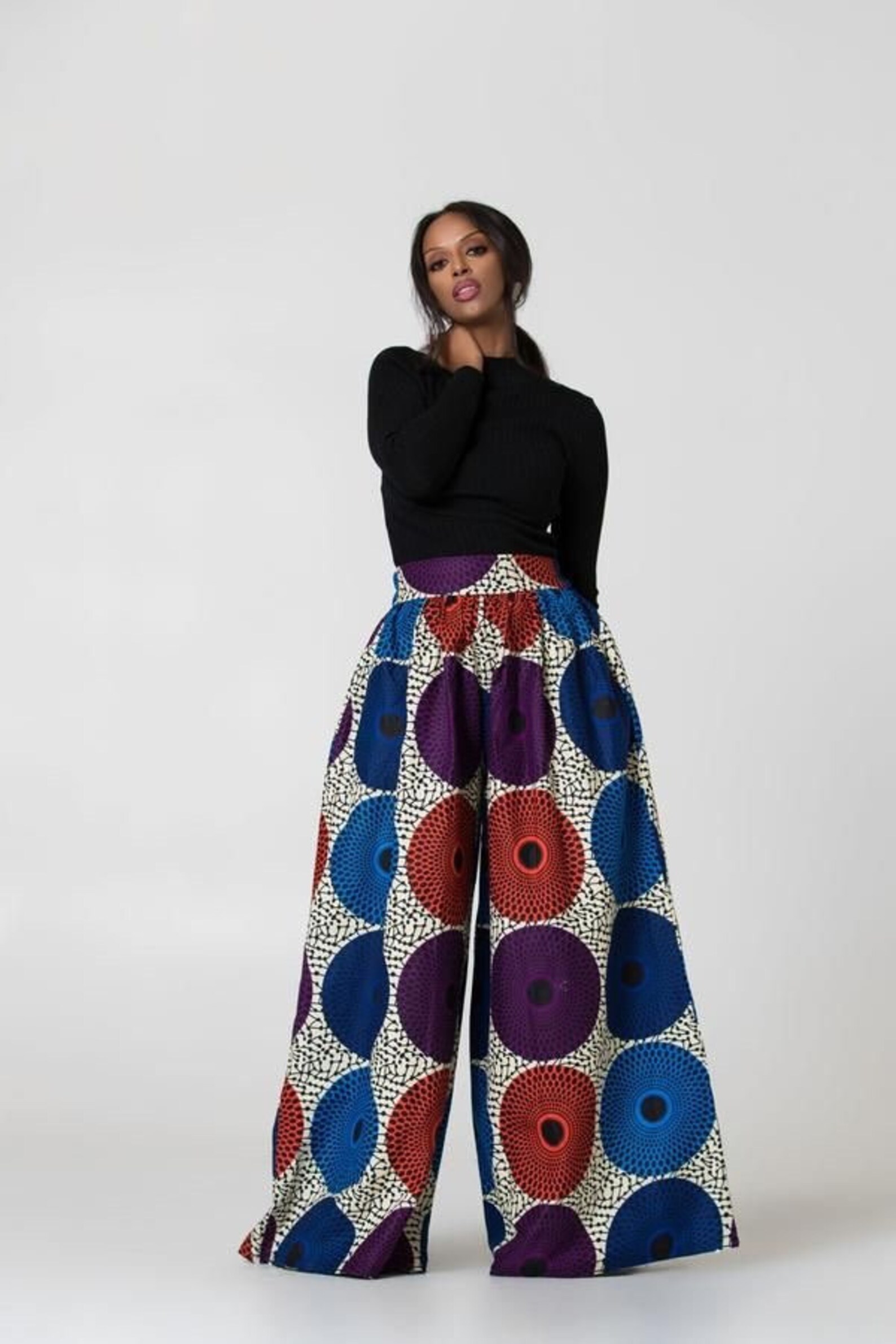 Long African Pants African Trousers African Print Pants Etsy