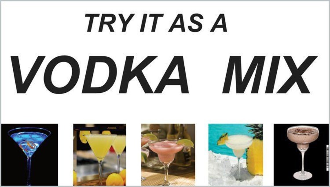 Blue Hawaiian Slush Mix wine, Rum or Vodka Etsy