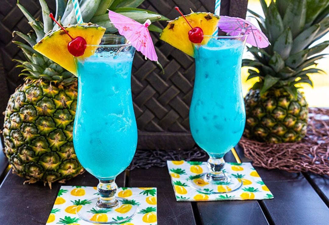 Blue Hawaiian Slush Mix wine, Rum or Vodka Etsy
