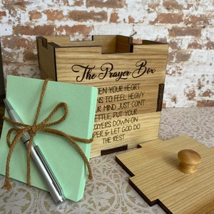 The Box: Worry, Blessings or Prayer (Size 4 in x 4 in x 4 in)