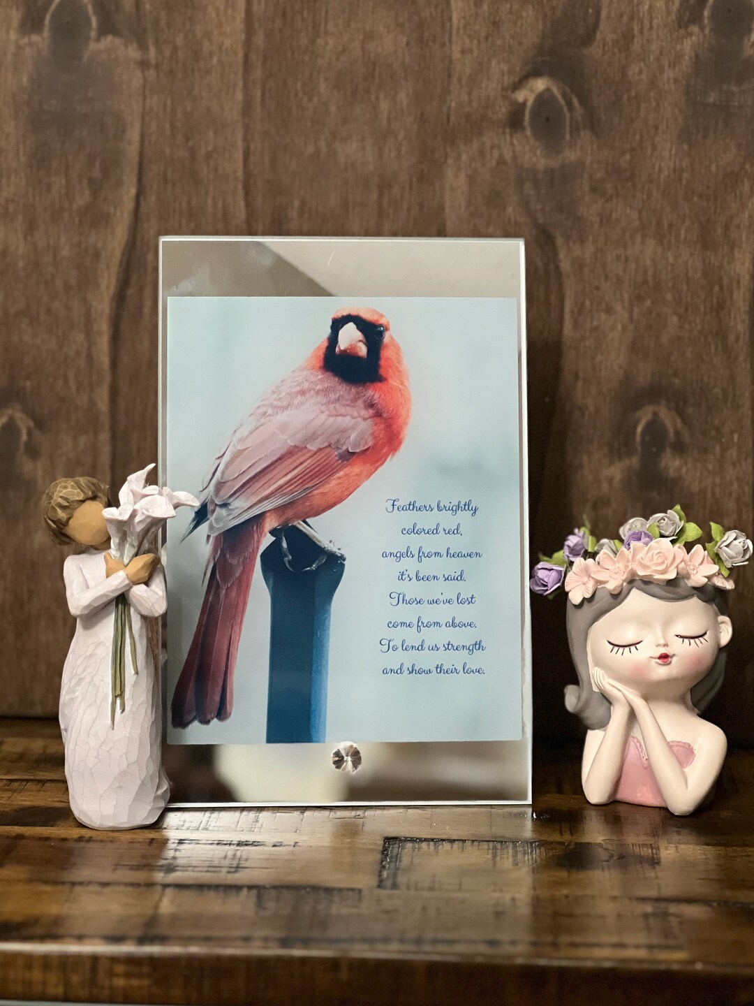 In Memory of | Cardinal | Sublimation | Mirror Picture Frame ...