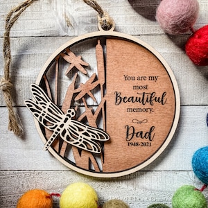 Remember Your Loved One | Ornament | Laser Engraved | Laser Cut | Personalized| Remembrance | Memorial