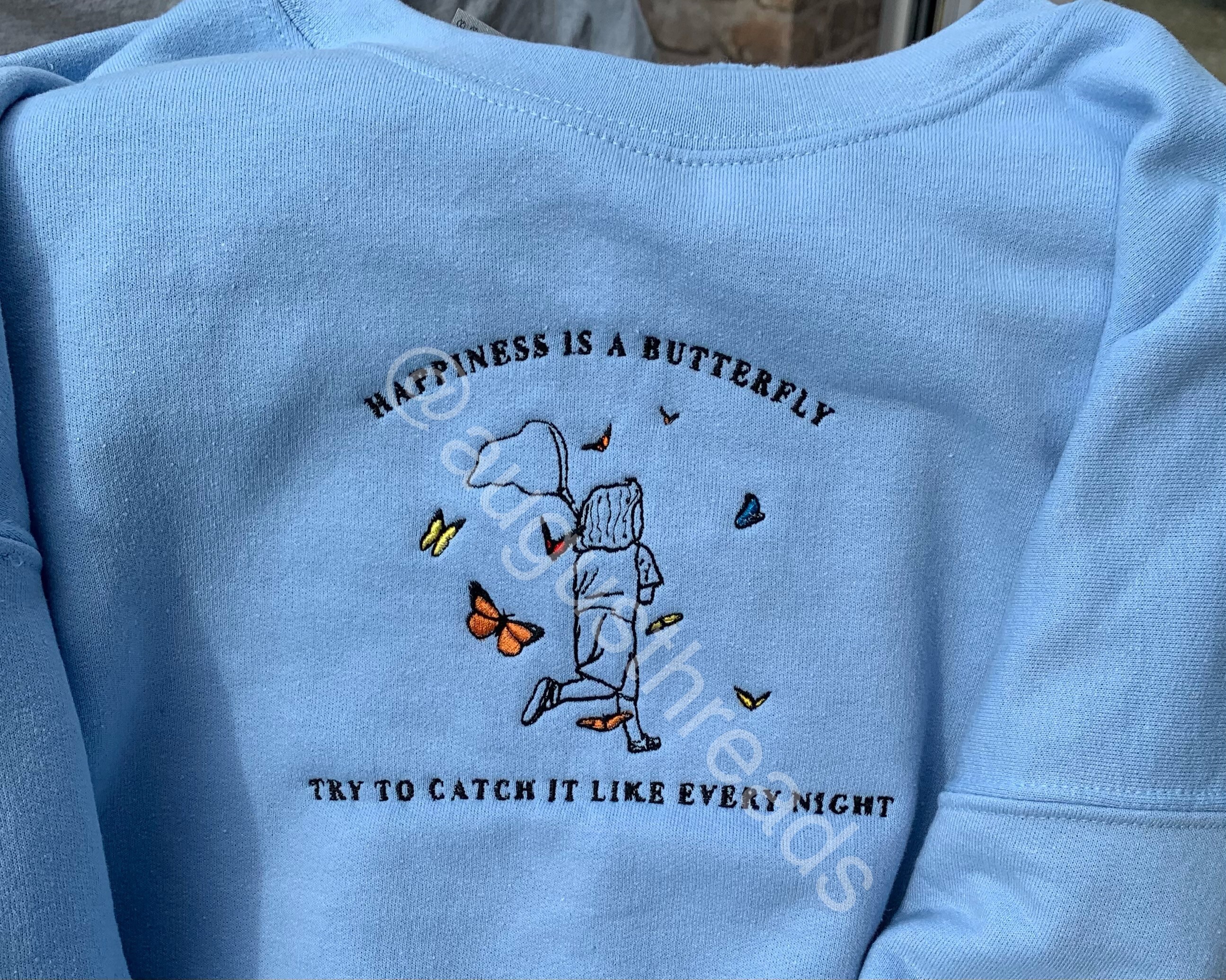 Paroles De Lana Del Rey Happiness Is A Butterfly Lana del rey happiness est un sweat-shirt à capuche brodé - Etsy France