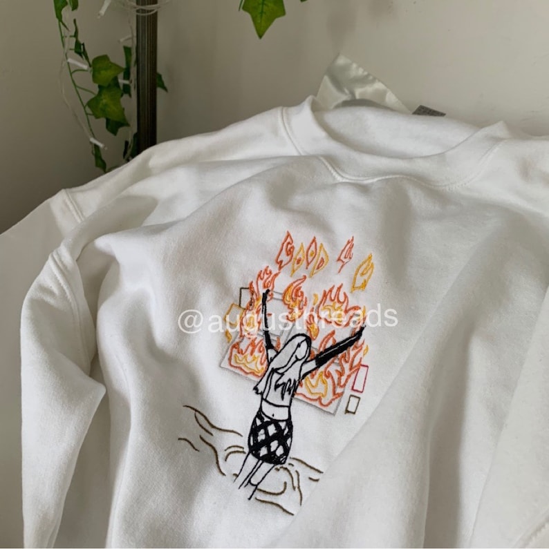 olivia rodrigo good 4 u music video inspired embroidered sweatshirt | t-shirt | | hoodie | tote bag 