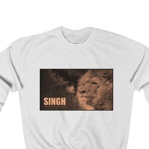 Singh - Lion Graphic Unisex Heavy Blend Crewneck Sweatshirt