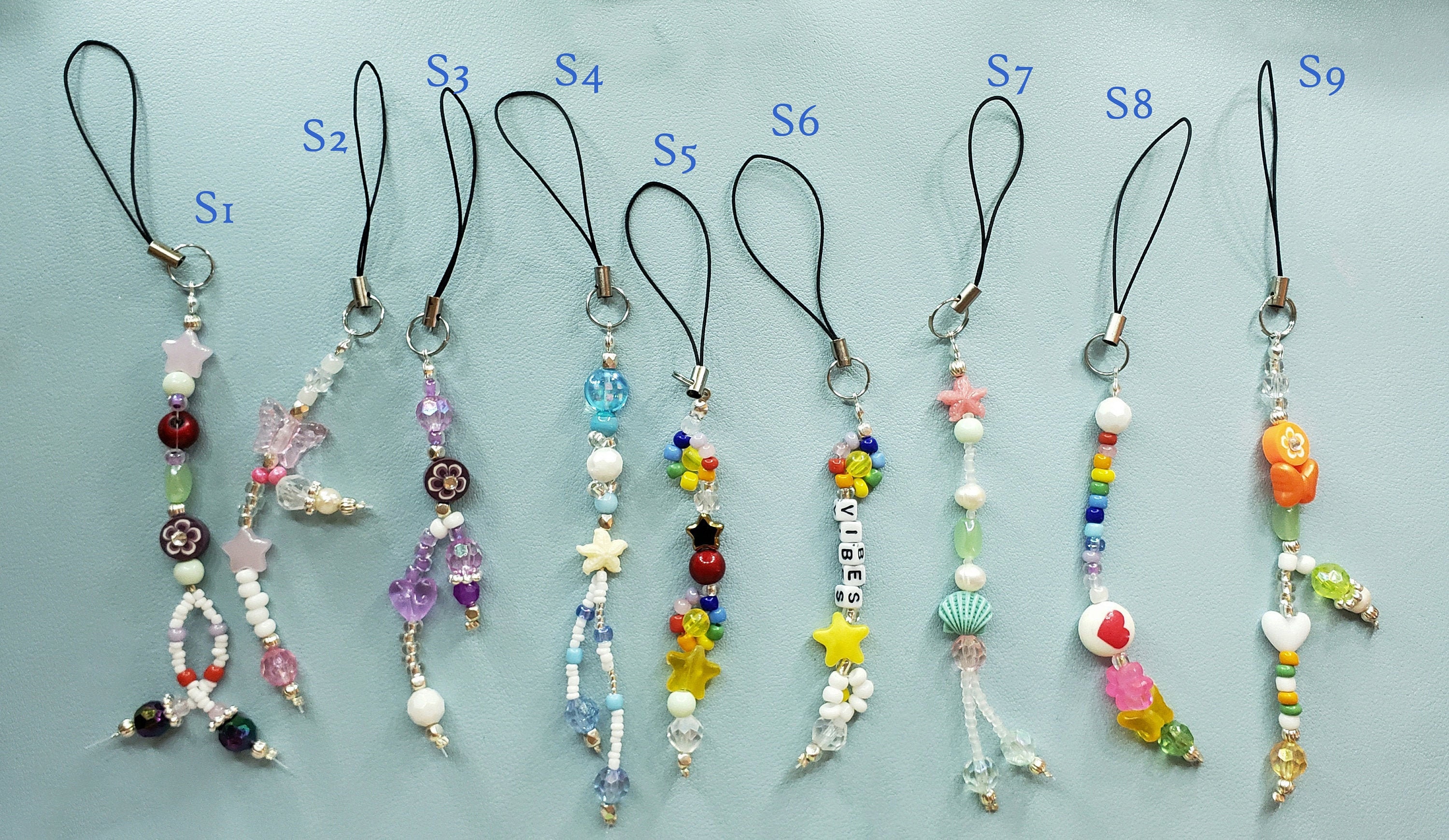 Handmade Beaded Phone Straps Etsy