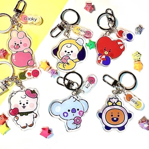 BT21 baby acrylic character keychain