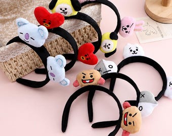 BT21にインスパイアされた手作りのぬいぐるみハンドバンド
