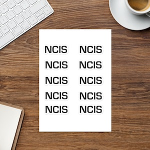 NCIS Sticker sheet