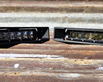 Bullnose Ford grill mounted driving lights