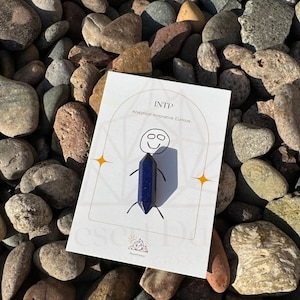 INTP Personalized Crystals for The Logician, MBTI 16 Personalities, Gift for Her, Gem Stones for Intellectual Growth, Birthday Gift