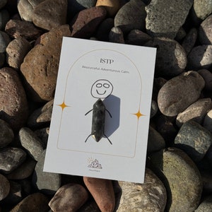 ISTP Crystal, MBTI 16 Personality Gift Idea, The Virtuoso Healing Stones, Hematite Crystal, Personalized Crystal Gift, Gift for Him